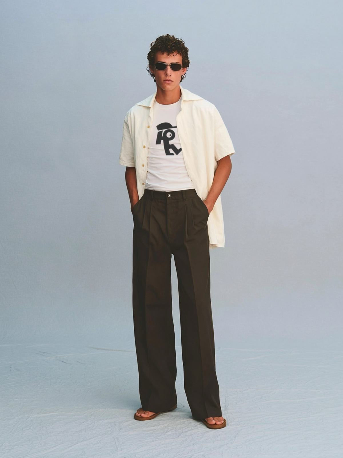 HOLMAIE ORIGINAL cotton t-shirt