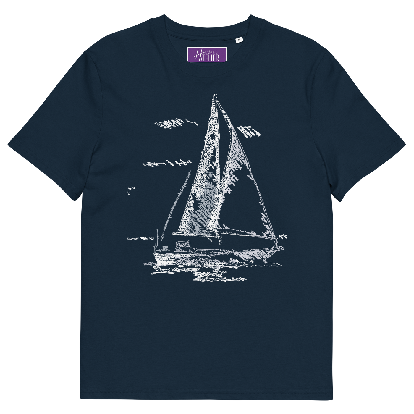 Atelier Sailboat cotton t-shirt
