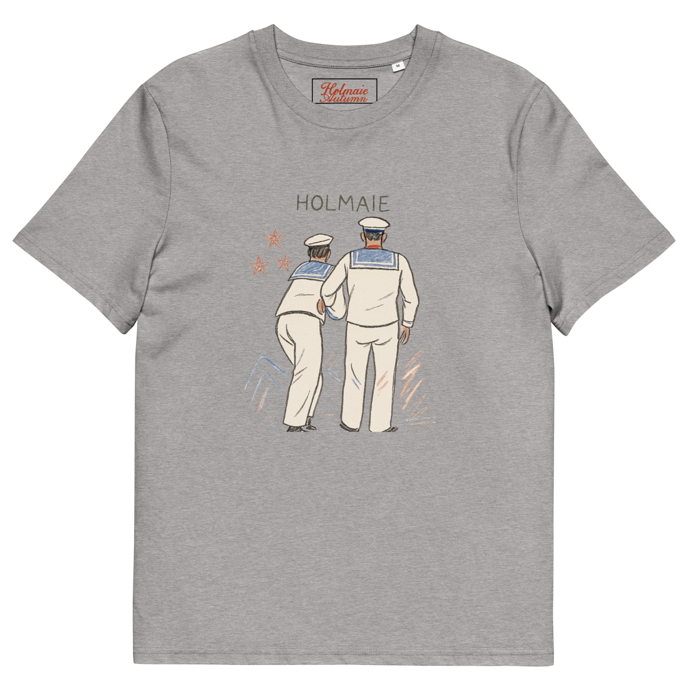 Sailors view cotton t-shirt