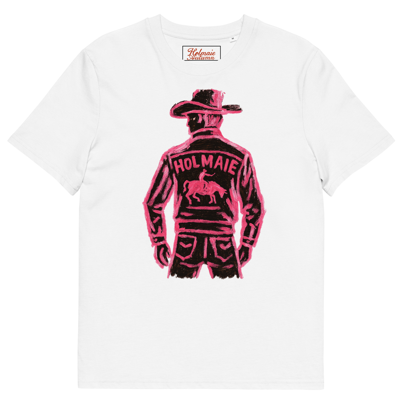 PINK COWBOY cotton t-shirt